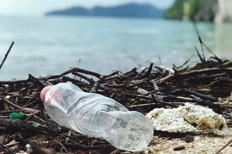 pollution bouteille plastique