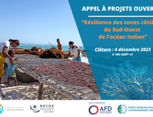 Appel à projets RECOS : Résilience des zones côtières du Sud-Ouest de l’océan Indien – Date de clôture : 4 décembre 2023