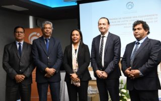 remise matériel covid Maurice