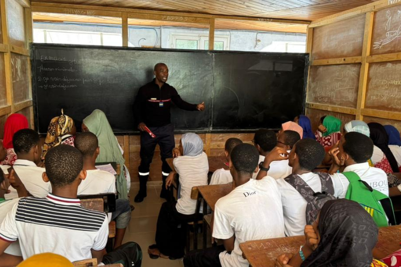 comores prevention incendie caravane sensibilisation rdrm coi