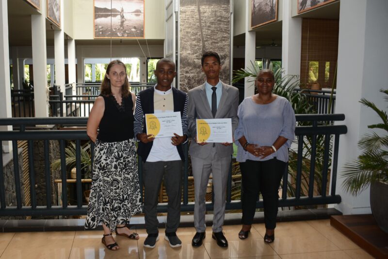 2 lauréats avec COI et UE lauréats concours vidéo COI RDRM