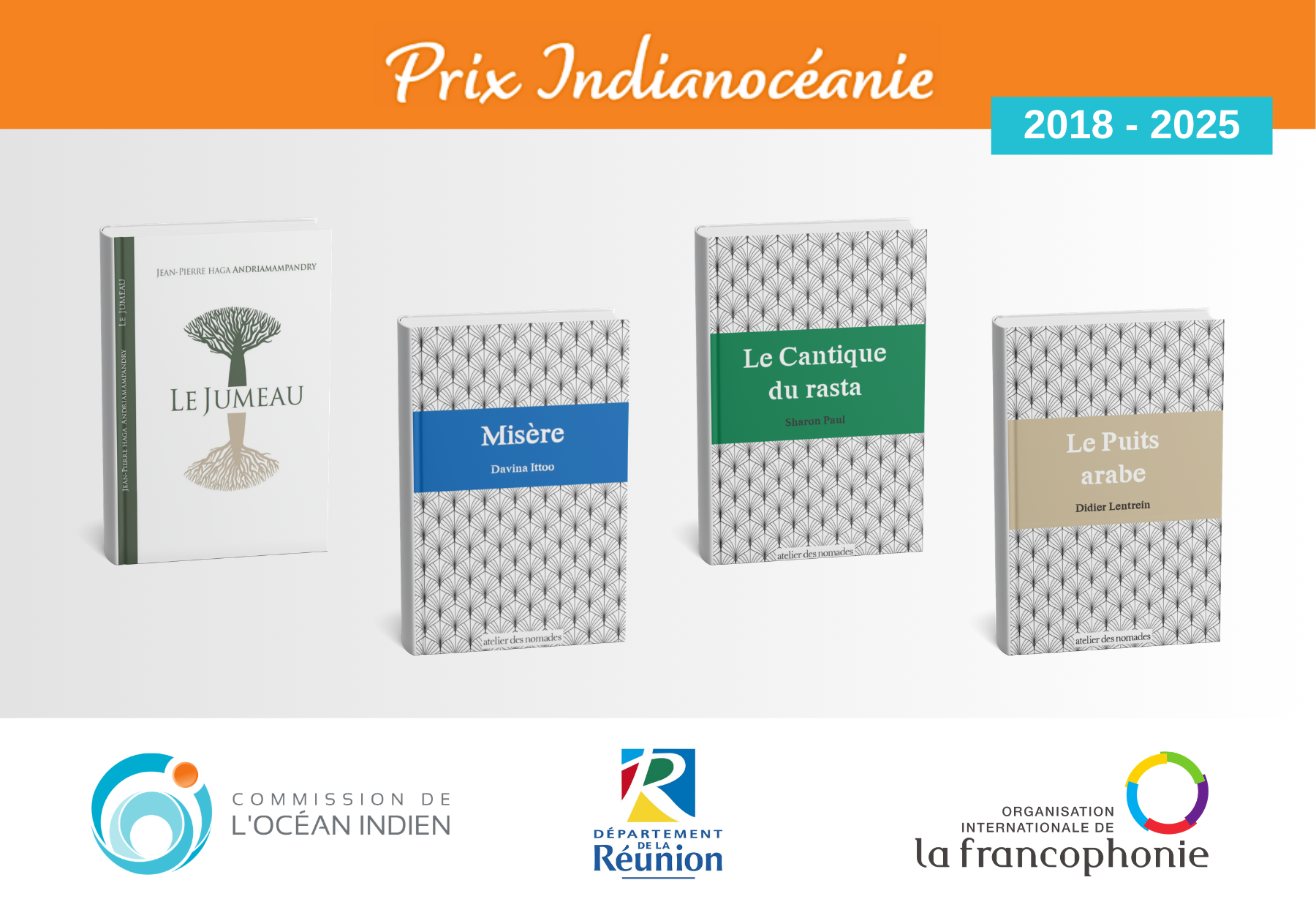 couvertures romans primés prix indianoceanie